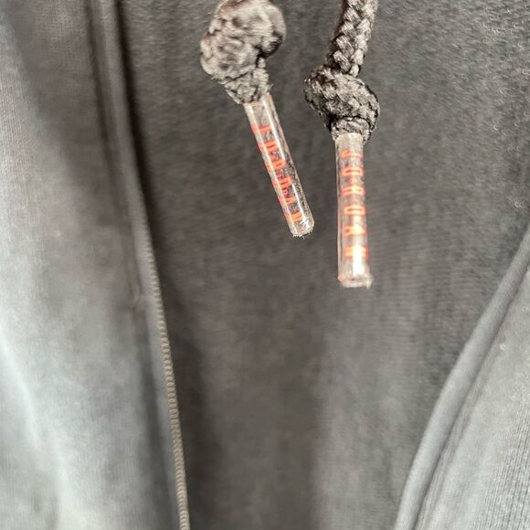 Air Jordan VI 6 Black Men’s Unisex Full Zip Performance Bomber Jacket Small - Picture 4 of 10